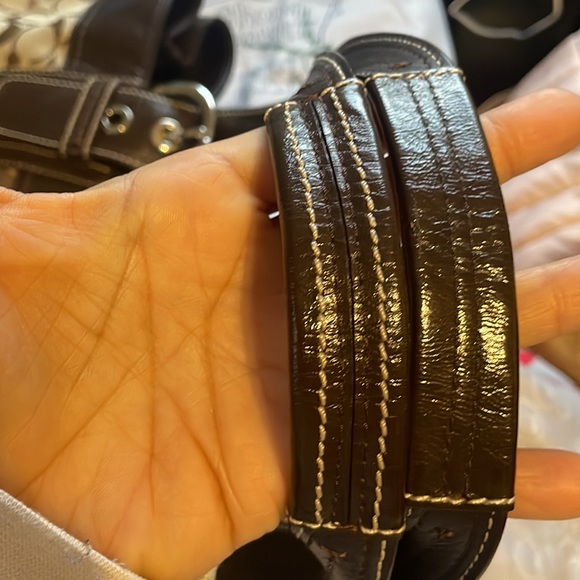 Amazing Vintage Coach Bag w/ brand new matching wristlet - Picture 4 of 16